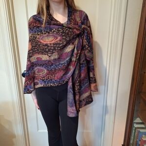 Colorful Patterned Shawl